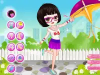 लड़कियों के लिए पतंग खेल Screen Shot 4