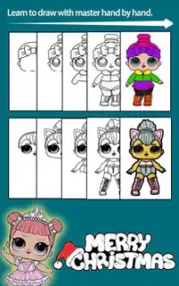 How To Draw LOL Doll Surprise -LOL DOLL Eggs Game Screen Shot 3