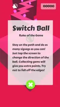 Switch Ball -  Endless Zig Zag Screen Shot 6