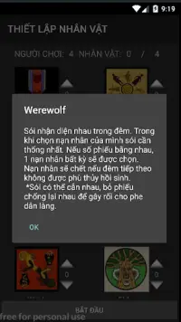 Ma Sói - BoardGame Werewolves Screen Shot 3