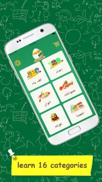 Learn Arabic Vocabulary - Kids Screen Shot 1