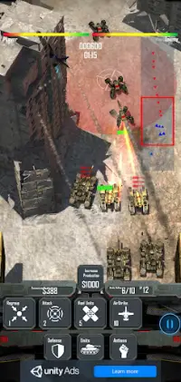 Mech Front Assault: Tank RTS Screen Shot 4