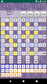 Cross Equations - Free math puzzles game ! Screen Shot 6