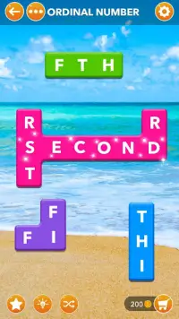 Word Cross Jigsaw - Word Games Screen Shot 1