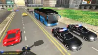 US Police Bus Transport Prison Break Survival Game Screen Shot 3