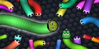 Worm Snake IO Crazy Crawl Slither snake Screen Shot 1