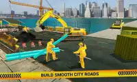 Heavy Duty Offroad River Bridge Construction Games Screen Shot 2