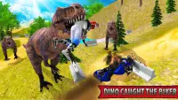 Bike Racing Dino Adventure 3D: Dino Survival Games Screen Shot 0