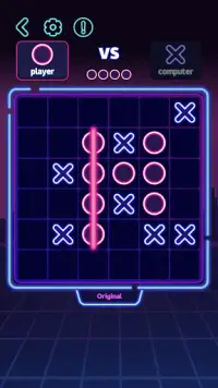 Tic Tac Toe: 2 Spieler Spiele Screen Shot 1