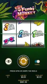 Casino Free Slot Game - FUNKY MONKEY Screen Shot 0
