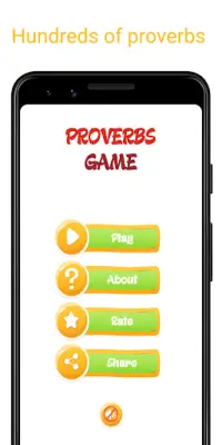 Proverbs Game - Proverb puzzle Screen Shot 0