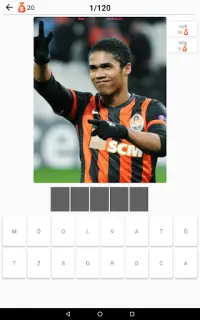 Futbol bilgi yarışması. Futbol Oyuncuları - Quiz Screen Shot 13