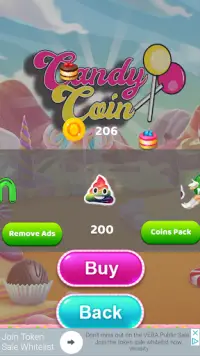Candy Coin - Free Coin Game Screen Shot 1