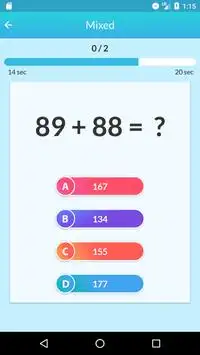Math Quiz Screen Shot 3
