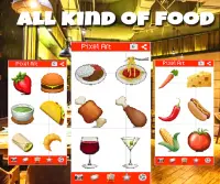 Coloring Food by Number: Food Pixel Art Screen Shot 0
