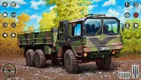 trò chơi xe tải quân đội Screen Shot 3