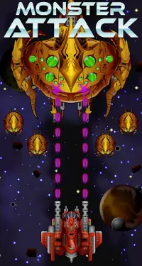 Space Shooter: Monsters Attack Screen Shot 0