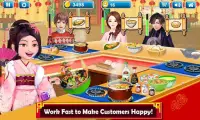 Chinese Food Court Super Chef Story Cooking Games Screen Shot 0