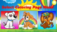 Coloring Paww Dog Game Screen Shot 2