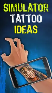 Idéias Tattoo Simulator Screen Shot 2
