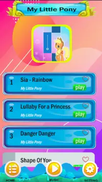 My Little Pony Piano Tap Tiles Screen Shot 0