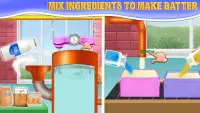 Rainbow Cupcake Factory: Bakery Food Maker Shop Screen Shot 1