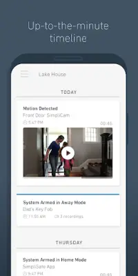 SimpliSafe Home Security App Screen Shot 4