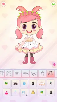 Chibi Cute Doll: Создатель аватаров Screen Shot 0