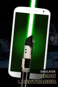 Neon lightsaber simulator Screen Shot 0
