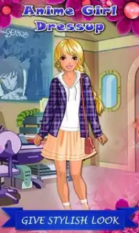 Anime Girl: Exclusive Dressup Screen Shot 0