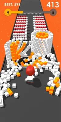 Color Hole Track 3D Circle Ball Free Block Game Screen Shot 4