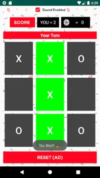 Tic Tac Toe : The Classic Game Screen Shot 3