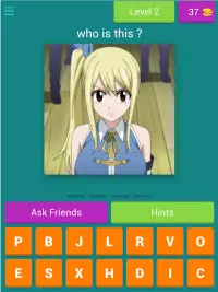 Fairy Tail Anime Quiz Screen Shot 14