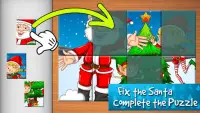puzzles de crianças-Papai Noel-enigma do bloco Screen Shot 0