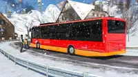 Wisatawan Bus Musim Dingin yang Nyata:18 Driver 3D Screen Shot 0