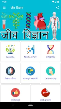 Biology in hindi (General and  Screen Shot 0