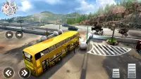 permainan memandu bas bandar Screen Shot 0