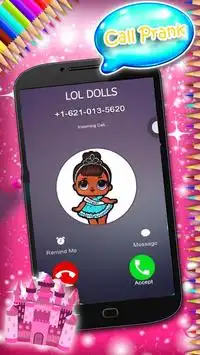 Fake call from Babies Lol Doll Surprises Eggs Screen Shot 1