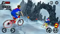 Downhill Superhero Kids Bicycle Rider Screen Shot 8