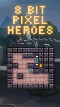 8 Bit Dungeon Heroes - Pixel Slider Screen Shot 0