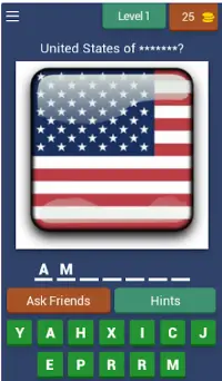 World Flags quiz game Screen Shot 0