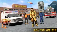 Firefighter Games: Fire Truck Screen Shot 0