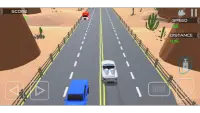 Polygon Traffic Racer 3D: Highspeed Highway Games Screen Shot 2
