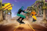 Spider Skating Boy City Hero Screen Shot 8