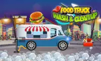 غسل وتنظيف شاحنة الطعام: ألعاب التنظيف Screen Shot 4