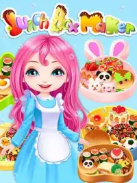 Lunch Box Maker: cooking games Screen Shot 0