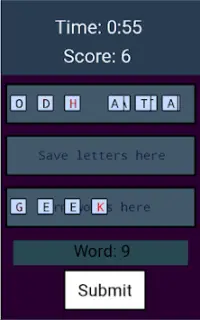 Word Counter Game Screen Shot 1