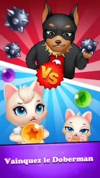 Bubble Cats Shooter POP : Puzzle Mania Screen Shot 5