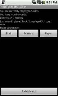 Rock, Scissors, Paper Screen Shot 1