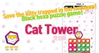 Cat tower the Hexagon block pu Screen Shot 0